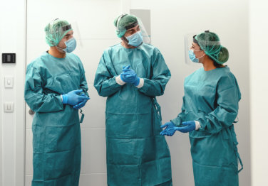 group of sterile processing technicians