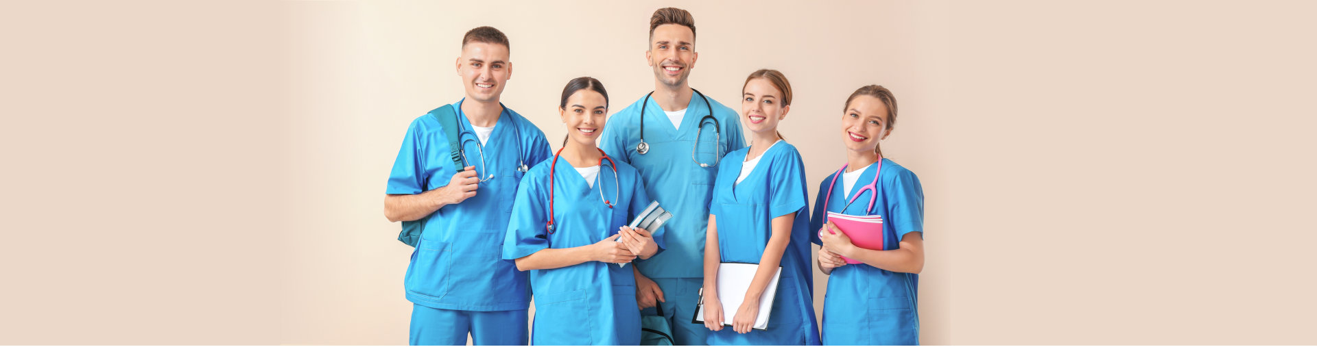 group of medical students