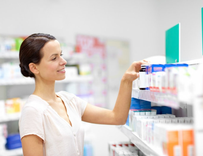 woman inside the store